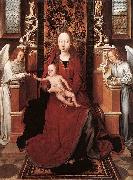 Virgin and Child Enthroned with Two Angels